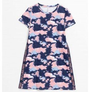 Coccodrillo tie-dye dress with lateral band